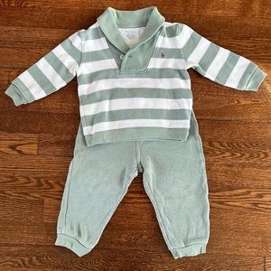 Ralph Lauren shawl neck sweat suit in 18 months